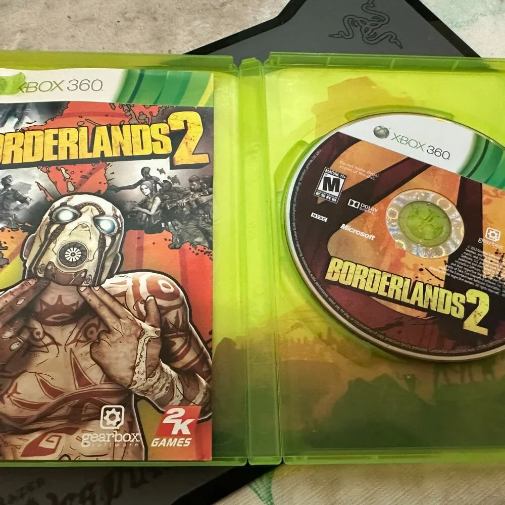 Borderlands 2 (Microsoft Xbox 360, 2012) CIB